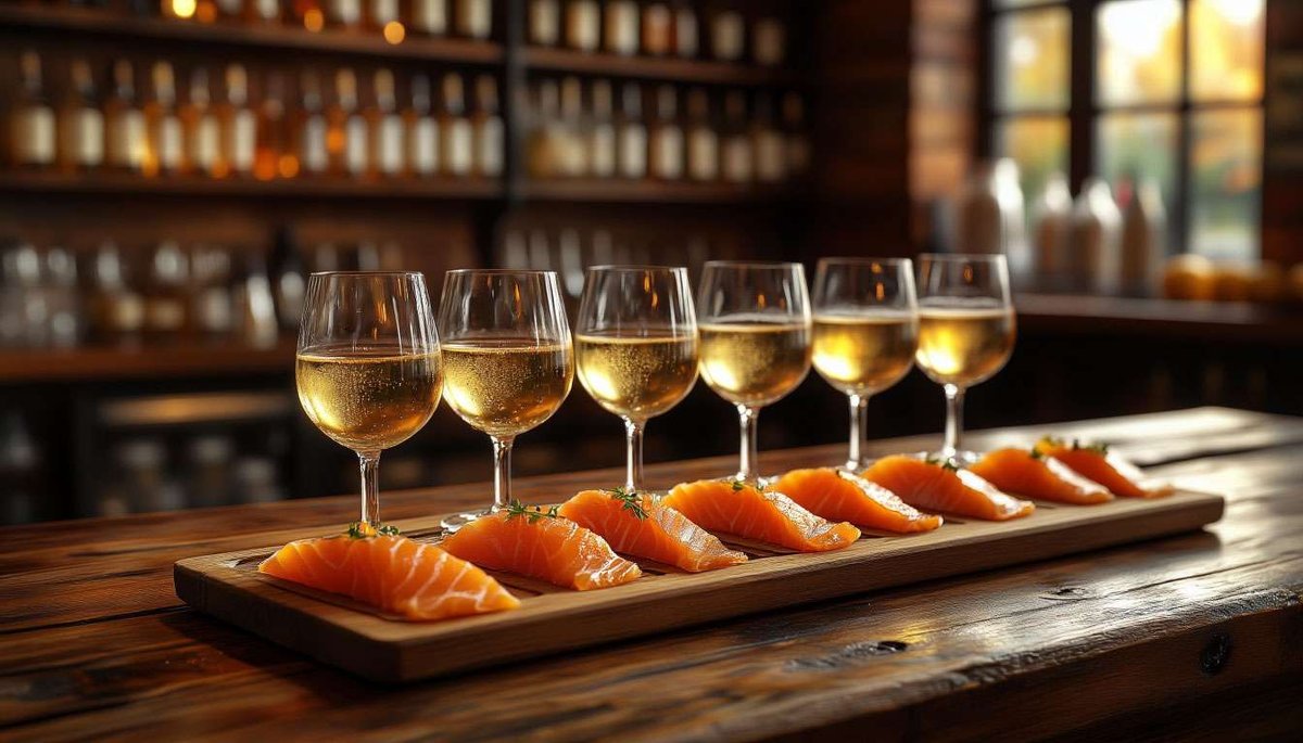 Compare Norway’s potato, grain and Christmas akvavits in a curated flight of spiced golds.