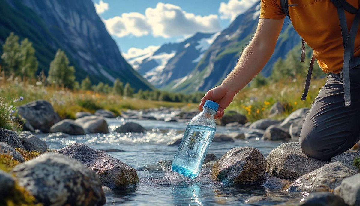 Norway’s liquid treasure—pristine glacier melt collected straight from the mountain.