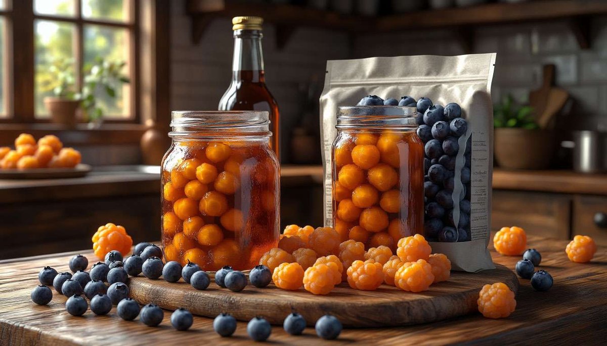 Take home the fjords—sweet cloudberry preserves and Arctic berry liqueur ready to relive Norway’s wild flavours.