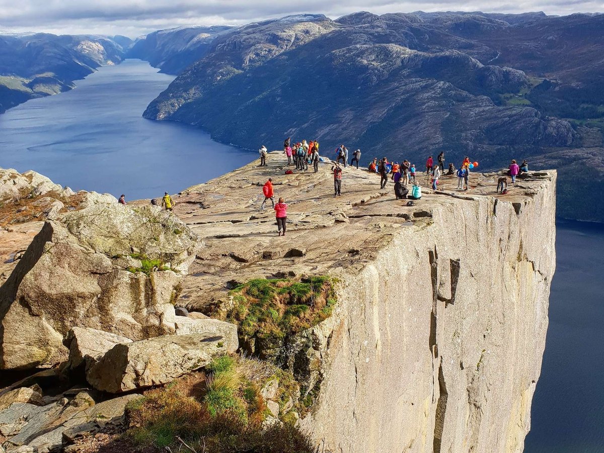 Preikestolen over Lysefjorden