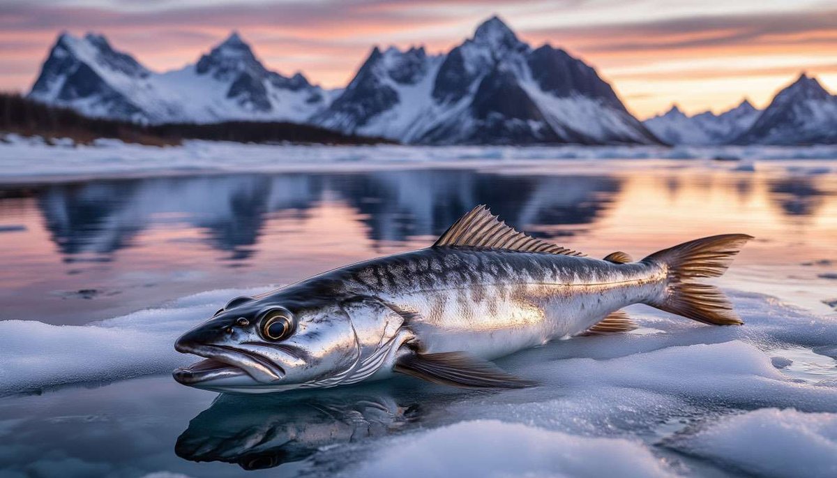Dawn haul of skrei—winter treasure of Norway’s northern seas.