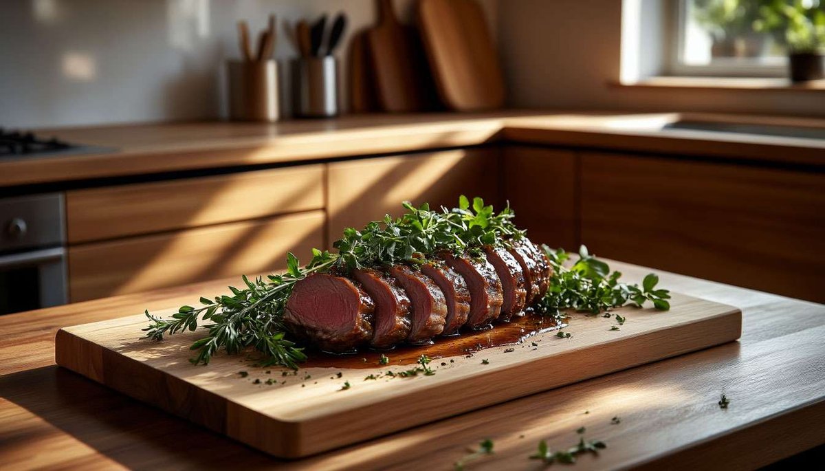 Spring lamb dish with fresh herbs—taste of Norway’s awakening meadows.