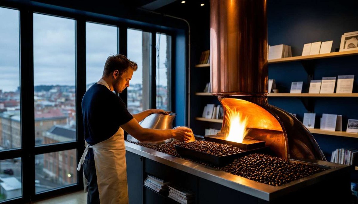 Inside Tim Wendelboe’s famed roastery where light roast science meets world-champion craft.