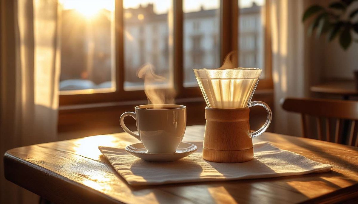 A clean V60 pour embodies Norway’s “svart kaffe”: bright, berry-sweet, and brewed with calm precision.