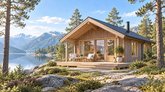 Gjestehus, hytte og campingplass – Guesthouse, cabin and campsite