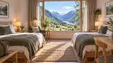 Gjestehus, hytte og campingplass – Guesthouse, cabin and campsite