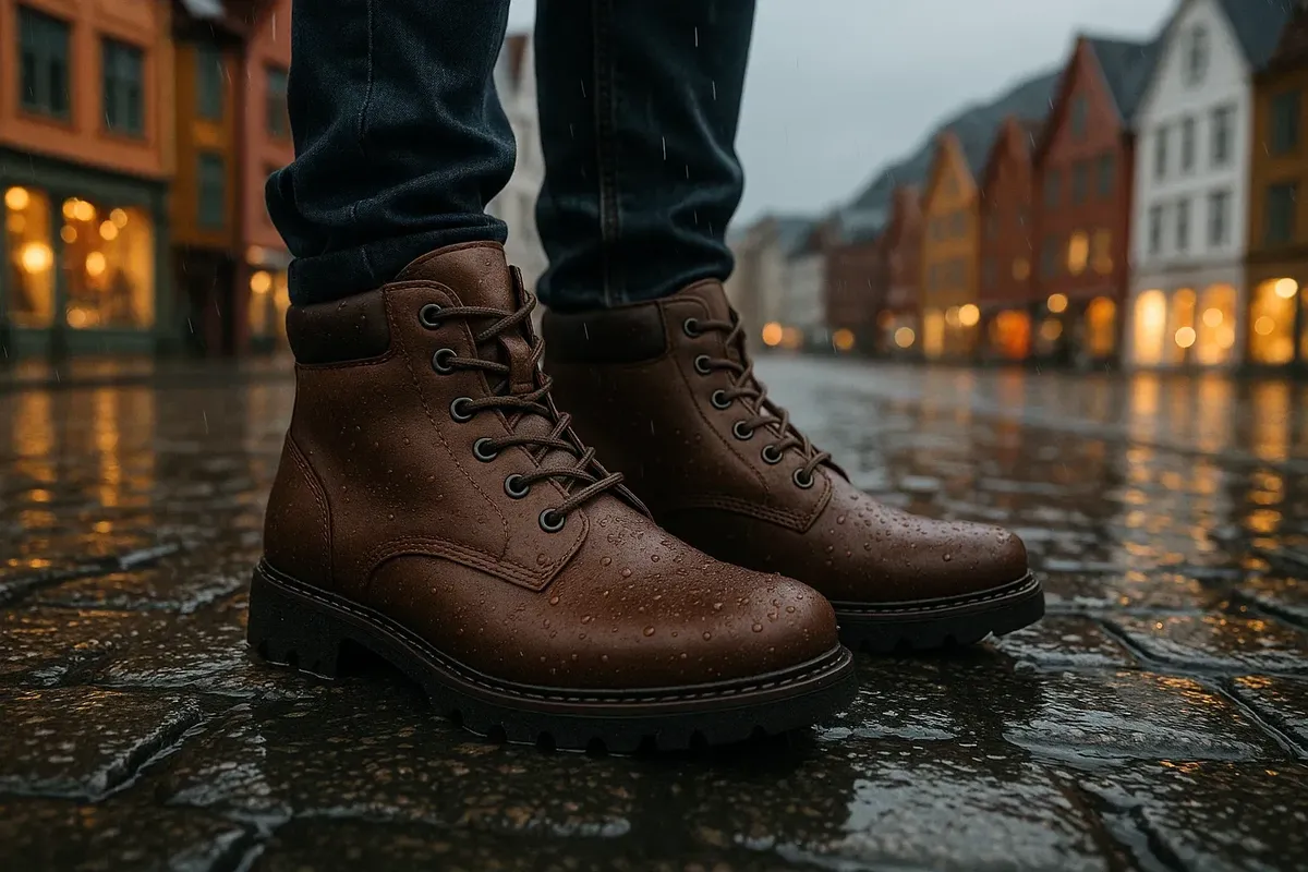 Comfortable waterproof city shoes for walking in Norwegian cities