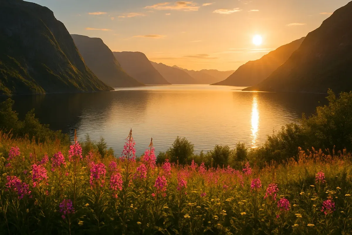 Capturing golden hour landscapes in Norway with minimal gear